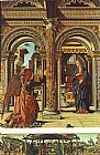 Francesco del Cossa Annunciation and Nativity (Altarpiece of Observation) painting